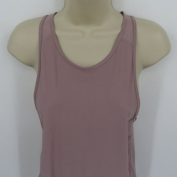Lululemon Women 15in Bust Purple Sleeveless Mesh Panel Accent Tank Top Shirt - Picture 2 of 10
